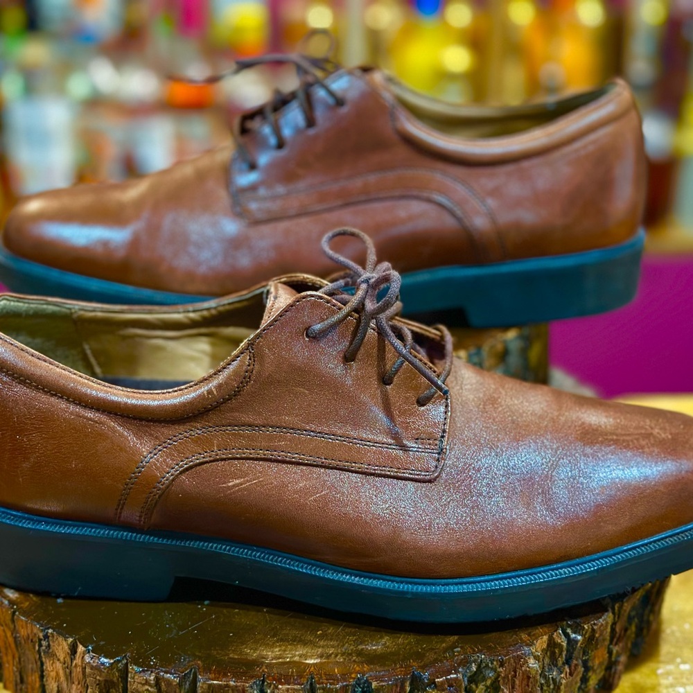 Rockport Men's Brown Leather Oxfords